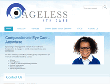 Tablet Screenshot of agelesseyecare.com